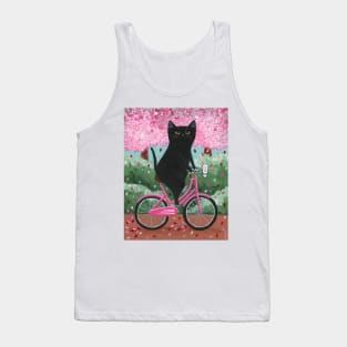 Black Cat Spring Bicycle Ride 2024 Tank Top